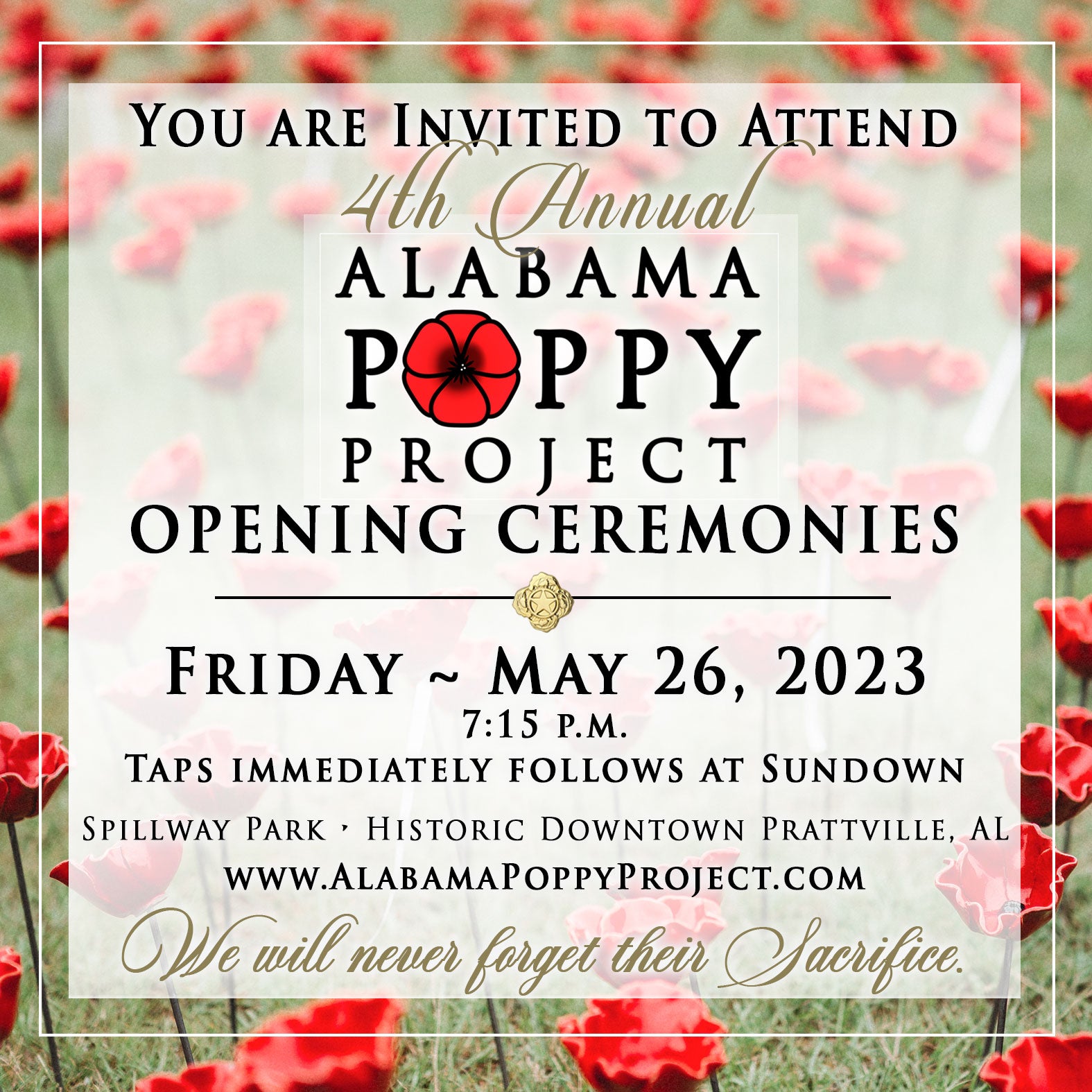 Welcome to the Alabama Poppy Project